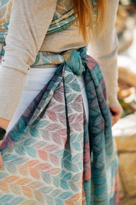 Żakardowa chusta do noszenia dzieci, 100% bawełna - ZAPLĄTANI - PLAIT - rozmiar XL