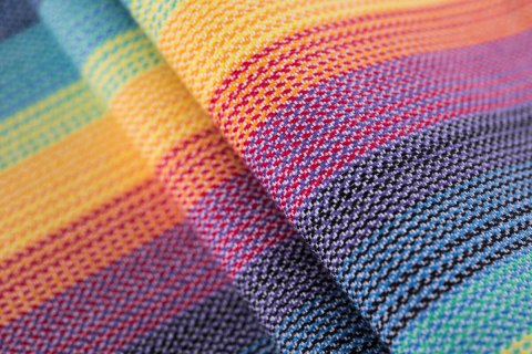 Chusta dla dzieci z niską wagą urodzeniową, tkana splotem skośno-krzyżowym (100% bawełna) - LUNA - rozmiar XL