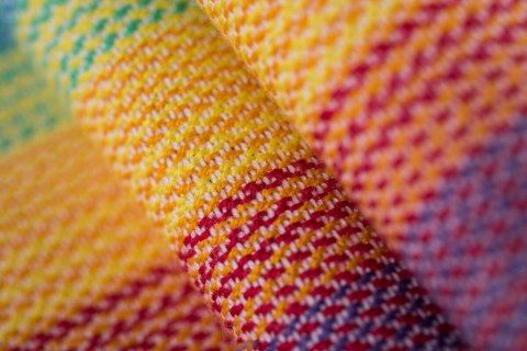 Chusta dla dzieci z niską wagą urodzeniową, tkana splotem skośno-krzyżowym (100% bawełna) - LUNA - rozmiar M