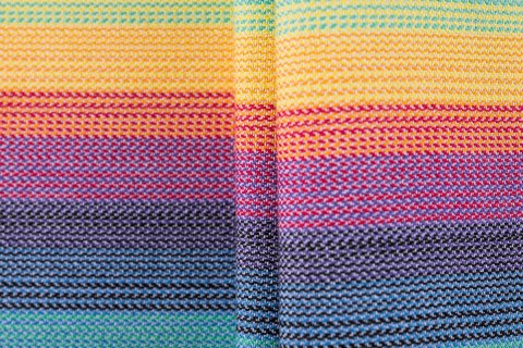 Chusta do noszenia dzieci, tkana splotem skośno-krzyżowym (100% bawełna) - LUNA - rozmiar L