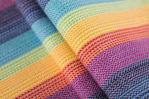 Chusta do noszenia dzieci, tkana splotem skośno-krzyżowym (100% bawełna) - LUNA - rozmiar M