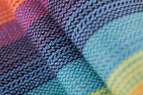 Chusta do noszenia dzieci, tkana splotem skośno-krzyżowym (100% bawełna) - LUNA - rozmiar M