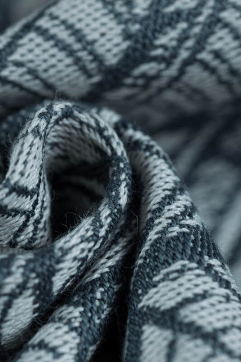 Żakardowa chusta do noszenia dzieci, 100% bawełna - WOLNY DUCH - NIKE - rozmiar XS