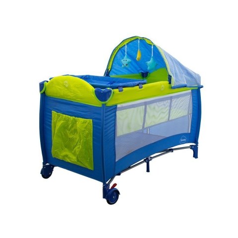 EUROBABY Łóżeczko podr. dream niebieski EUROBABY
