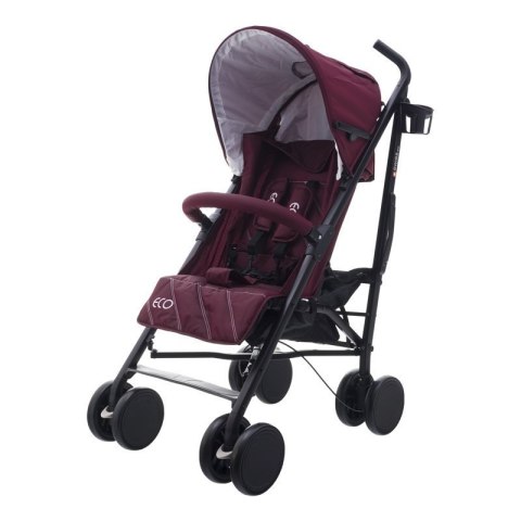EUROBABY Wózek eco swiss design 300d purple red EUROBABY