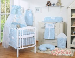 Bobono Baldachim serduszka łączka niebieska