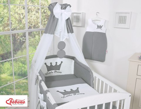 Bobono Baldachim z tiulu- Korony antracyt