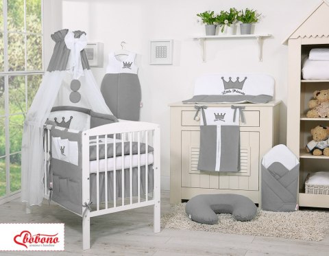 Bobono Baldachim z tiulu- Korony antracyt