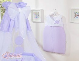 Bobono Baldachim z tiulu- Korony fioletowe