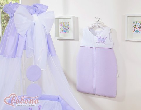 Bobono Baldachim z tiulu- Korony fioletowe