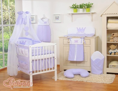 Bobono Baldachim z tiulu- Korony fioletowe