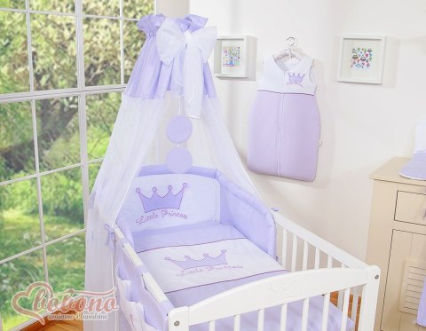Bobono Baldachim z tiulu- Korony fioletowe