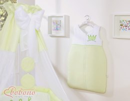 Bobono Baldachim z tiulu- Korony zielone