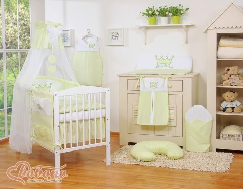 Bobono Baldachim z tiulu- Korony zielone