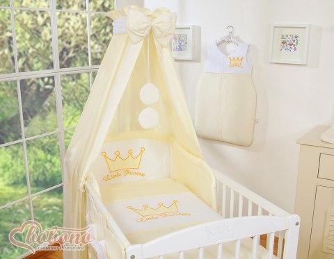 Bobono Baldachim z tkaniny- Korony kremowe
