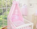 Bobono Baldachim z tkaniny- Korony różowe