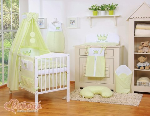 Bobono Baldachim z tkaniny- Korony zielone