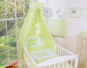 Bobono Baldachim z tkaniny- Korony zielone