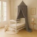 My Sweet Baby Baldachim wiszący bawełniany do pokoju dziecięcego - antracyt