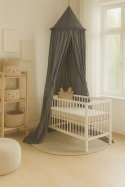 My Sweet Baby Baldachim wiszący bawełniany do pokoju dziecięcego - antracyt