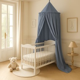 My Sweet Baby Baldachim wiszący bawełniany do pokoju dziecięcego - brudny niebieski