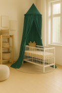 My Sweet Baby Baldachim wiszący bawełniany do pokoju dziecięcego - butelkowa zieleń
