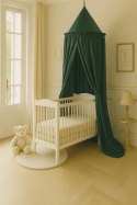 My Sweet Baby Baldachim wiszący bawełniany do pokoju dziecięcego - butelkowa zieleń