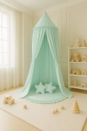 My Sweet Baby Baldachim wiszący bawełniany do pokoju dziecięcego - jasna mięta