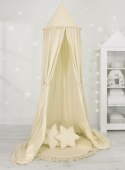 My Sweet Baby Baldachim wiszący bawełniany do pokoju dziecięcego - kremowy