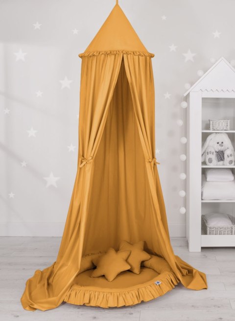 My Sweet Baby Baldachim wiszący bawełniany do pokoju dziecięcego - musztardowy