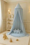 My Sweet Baby Baldachim wiszący bawełniany do pokoju dziecięcego - niebieski