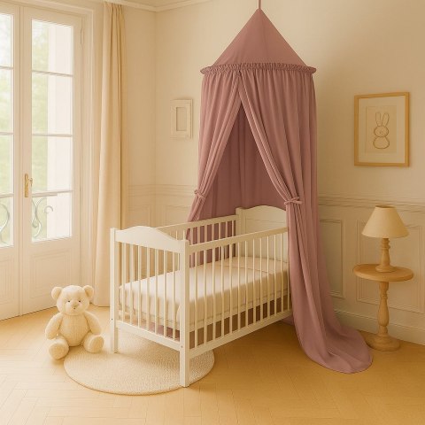 My Sweet Baby Baldachim wiszący bawełniany do pokoju dziecięcego - róż retro