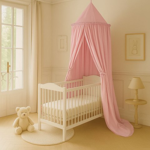 My Sweet Baby Baldachim wiszący bawełniany do pokoju dziecięcego - różowy