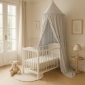 My Sweet Baby Baldachim wiszący bawełniany do pokoju dziecięcego - szary