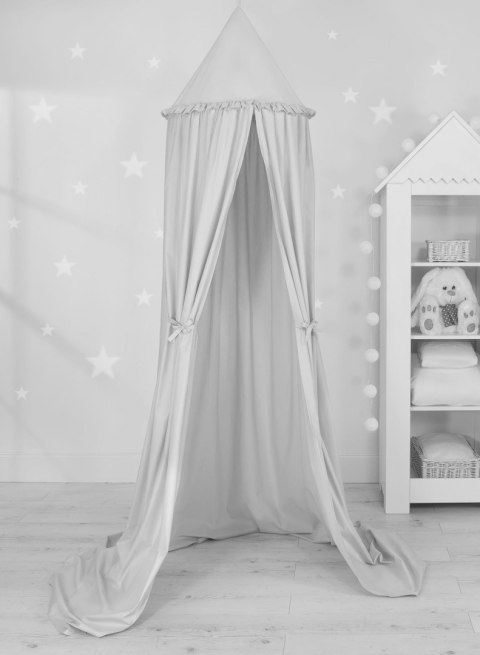 My Sweet Baby Baldachim wiszący bawełniany do pokoju dziecięcego - szary