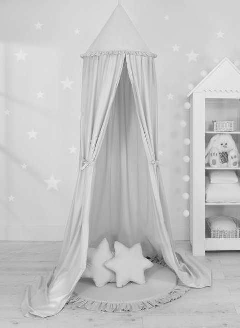 My Sweet Baby Baldachim wiszący bawełniany do pokoju dziecięcego - szary