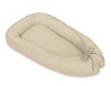 My Sweet Baby Kokon niemowlęcy dwustronny kojec otulacz Premium MY SWEET BABY- beżowy