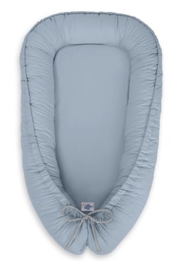 My Sweet Baby Kokon niemowlęcy dwustronny kojec otulacz Premium MY SWEET BABY- brudny niebieski