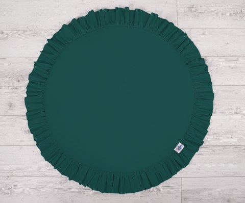 My Sweet Baby Zestaw: baldachim wiszący do pokoju dziecięcego, mata z falbanką, poduszki - butelkowa zieleń