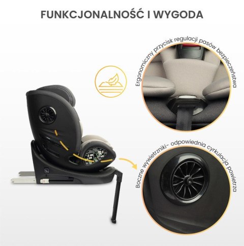 CARETERO FOTELIK FORTIS I-SIZE GREY (40-150)