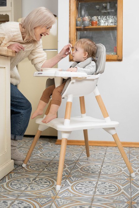 CARETERO KRZESEŁKO DO KARMIENIA TUVA BEIGE