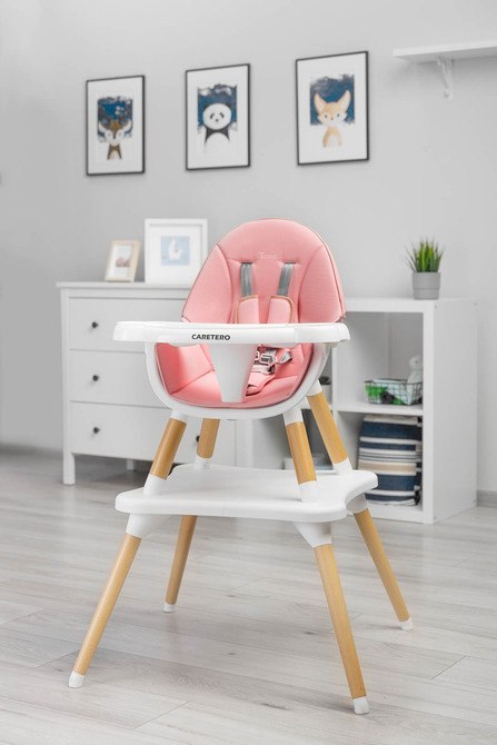 CARETERO KRZESEŁKO DO KARMIENIA TUVA PINK