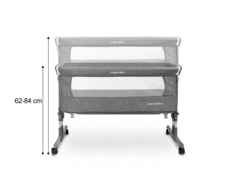 CARETERO ŁÓŻECZKO SLEEP2GETHER GRAPHITE