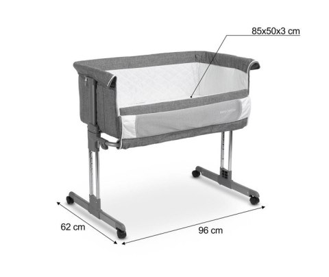 CARETERO ŁÓŻECZKO SLEEP2GETHER GRAPHITE