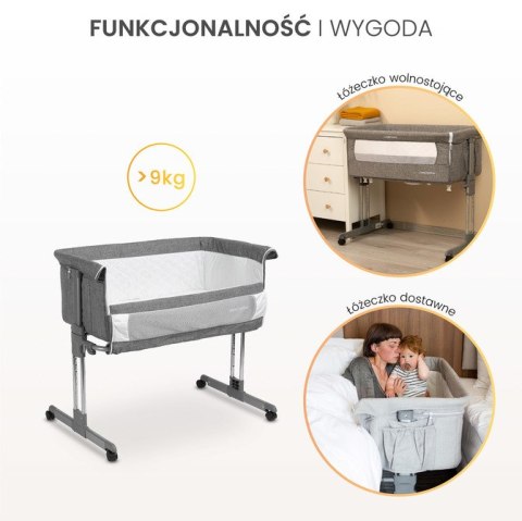 CARETERO ŁÓŻECZKO SLEEP2GETHER GRAPHITE