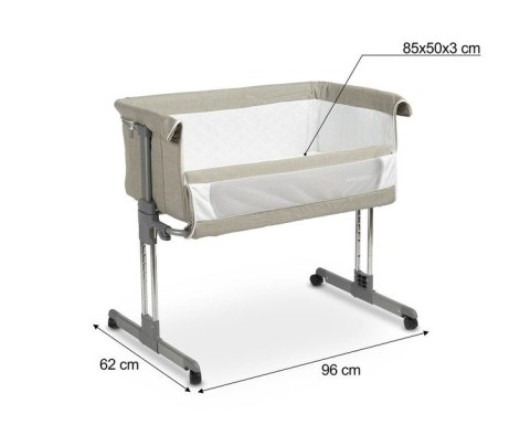 CARETERO ŁÓŻECZKO SLEEP2GETHER GREY