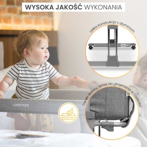 CARETERO ŁÓŻECZKO SLEEP2GETHER GREY