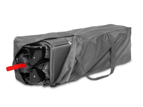 CARETERO ŁÓŻECZKO TURYSTYCZNE ESTI Z OPUSZCZANYM BOKIEM GRAPHITE