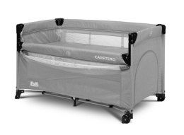 CARETERO ŁÓŻECZKO TURYSTYCZNE ESTI Z OPUSZCZANYM BOKIEM GREY