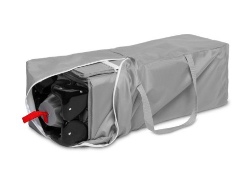 CARETERO ŁÓŻECZKO TURYSTYCZNE ESTI Z OPUSZCZANYM BOKIEM GREY